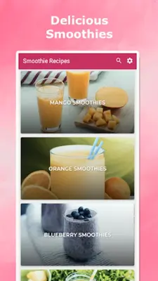 Smoothie Recipes android App screenshot 11