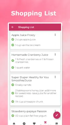 Smoothie Recipes android App screenshot 7